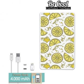 Becool® - Batería Externa Power Bank 4000 mah + Gratis 1 cable USB-MicroUsb