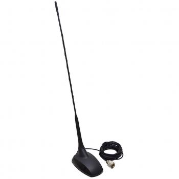 Antena CB PNI EXTRA 48 con base magnética de 150 W y rango de frecuencia de 26-30 MHz