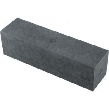 Gamegenic Dungeon S 550+ Deck Box (Midnight Gray) - Caja de almacenamiento para cartas con capacidad para 550 unidades, color gris medianoche, diseño compacto y resistente, ideal para juegos de mesa