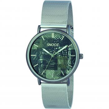 Snooz Reloj Analógico para Hombre de Cuarzo con Correa en Acero Inoxidable Saa1042-77, Ø 40mm