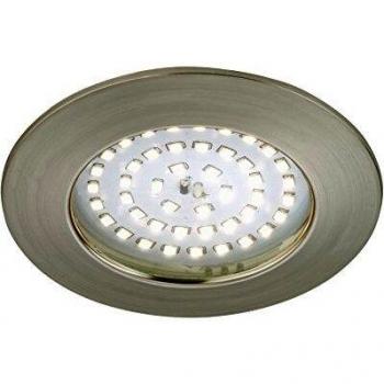 Foco empotrado LED Paul, 10.5W, 1000 lm, IP44, acabado mate-níquel