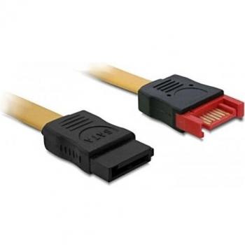 Cable de Prolongación SATA 7 Pines 1m Amarillo (Delock 82666)