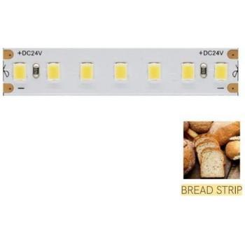 Tira LED de 5M para Iluminación de Mostrador de Pan - 14,4 W/m, 80 LM/W, IP20, 2700K