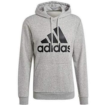 Sudadera de Tenis para Hombre adidas Essentials con Gran Logo, Color Gris, Talla L, Corte Regular