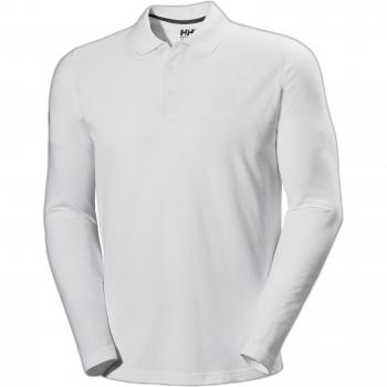 Helly Hansen Crewline Long Sleeve Polo Shirt White