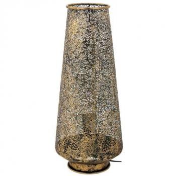 Lámpara de mesa Alexandra House Living Oro Hierro 24 x 57 x 24 cm