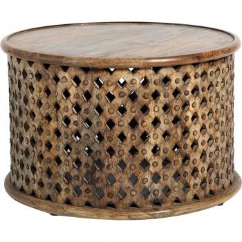 Mesa de centro de madera de mango Surat.