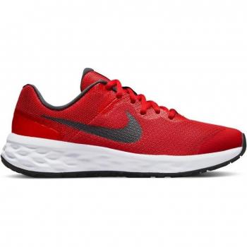 Zapatillas deportivas Nike Revolution 6 para mujer en color rojo