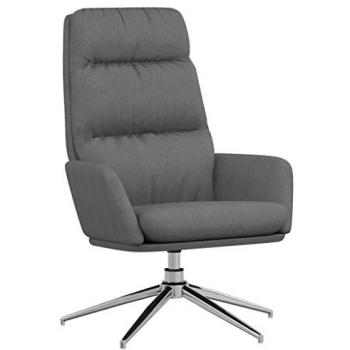 Sillón de Relax Gris Claro en Tela
