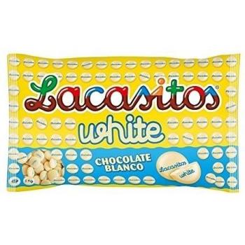 Lacasitos White Grageas de Chocolate - 1000 gr