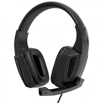 XO Auriculares para videojuegos Virtual 3D con micrófono, sonido envolvente, color negro