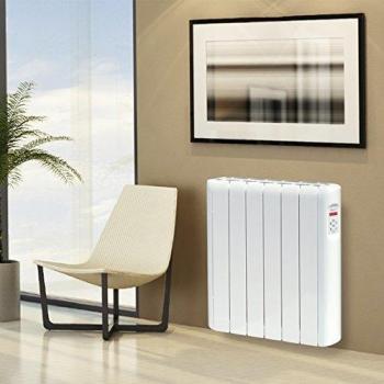 Haverland RC12E - Emisor Térmico Digital Fluido Bajo Consumo, 1500 de Potencia, 12 Elementos, Programable, Exclusivo Indicador De Consumo