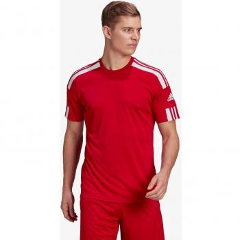 adidas Mens Squadra 21 Jersey, Colour: Red, Size: Medium, Short Sleeve, Team Power Red/White