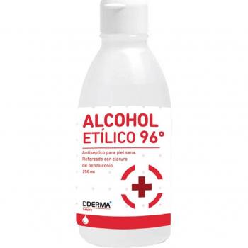 Alcohol Etílico 96% Dderma Sanity 250ml