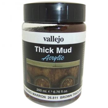 Barro Espeso Marrón VALLEJO 200 ml
