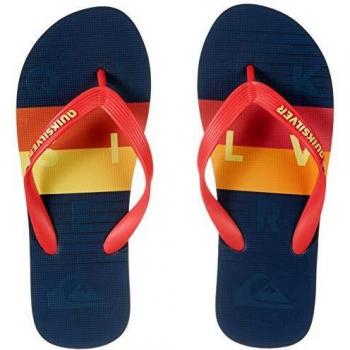 Chanclas de Hombre Quiksilver Molokai Word Block Rojas
