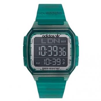Adidas Originals Street Digital One GMT Men's Watch Green/Grey Unisex