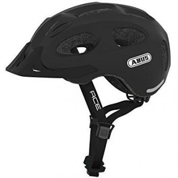 ABUS Unisex-Adult's Youn-I ACE Helmet, Velvet Black, L