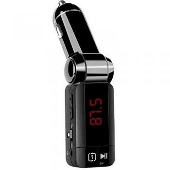 CrazyFire coche Transmisor FM Kit de Coche reproductor de mp3 Support Line U Disk Uma Formato Música con dos puertos USB de carga para dos teléfonos inteligentes