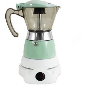 Cafetera Eléctrica Moka Pantone Verde, Plástico, 17,5x22x13,2 cm - Bimar