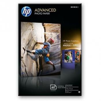 HP Advanced Glossy Photo Paper Q8008A, 10x15cm, 250g/m², 60 Sheets