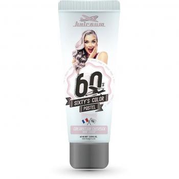 Hairgum Sixty's Color Semi-Permanent Hair Dye Milky Pink 60ml