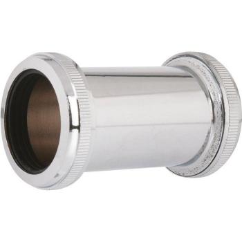 Manga de níquel mate 32mm con entrada y salida de 32mm, conexión recta