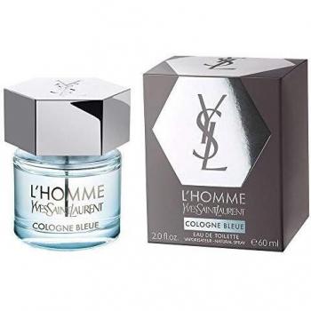 Yves saint laurent lhomme cologne bleue eau de toilette spray 60ml.