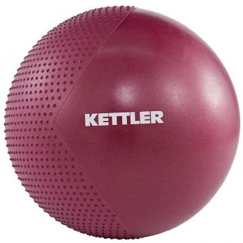 Kettler Gym Ball-Balón de Ejercicio, Bomba de Aire, Color borgoña, Talla 75 cm Pelota Pro, Adultos Unisex, Única