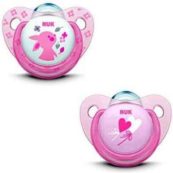 Nuk Silicone Pacifier T1 Rose 0-6 Months (2 Pack)