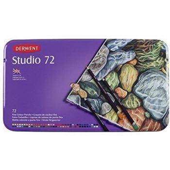 Lápices de Colores Derwent Studio para Dibujar y Escribir, Ideal para Ilustrar, Set de 72, Calidad Profesional, 32201