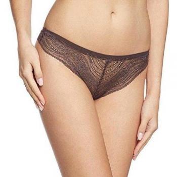 Calvin Klein Thong String - Ropa interior de encaje para mujer, color braun