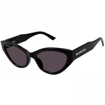 Balenciaga EveryDay Large Sunglasses, Black, Female, Size: 57 MM