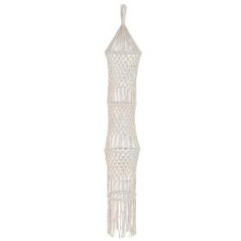 Pantalla de Lámpara Home ESPRIT Beige Boho 25 x 25 x 160 cm