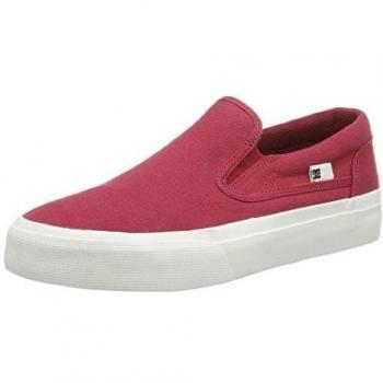 DC TRASE J SHOE JSR - Mocasines para mujer, color rojo