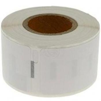 BeMatik - Rollo Bobina de 130 Etiquetas Adhesivas compatibles con Dymo S0722370 y 99010 28x89mm
