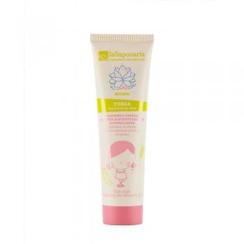 Mascarilla Capilar Fortalecedora La Saponaria 150ml, fortalece el cabello, formulación natural, sin siliconas ni sulfatos, ideal para cabellos débiles y quebradizos