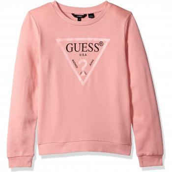 Guess LS Activewear_Core Sudadera, Rosa Carousel Pink A422, 128 cm para Niñas