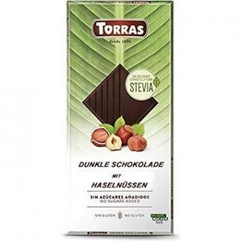 Chocolate Negro Avellanas Stevia - Sin Azúcar