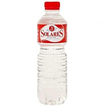 Agua Mineral Natural Solares caja de 24 botellas de 50 cl