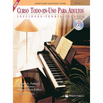 Curso Todo-En-Uno Para Adultos, Nivel 1: Lecciones * Teoria * Tecnica, Book & CD