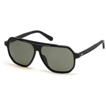Guess Men's Black Aviator Sunglasses GF5088 02N 60 One Size