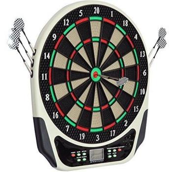 HOMCOM Diana electrónica 6 Dardos Juego Digital con Sonido 18 Juegos 159 Variantes