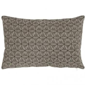Cojín Decorativo Gris 45 x 30 cm - Suave y Lavable - Bigbuy Home - Poliéster