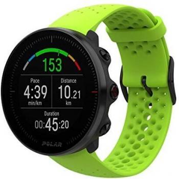 Polar Vantage M -Reloj con GPS y Frecuencia Cardíaca - Multideporte y programas de running - Resistente al agua, ligero - Verde Talla M/L