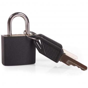 TEMPO - Candados - Candado Taquilla Gimnasio - Candado Combinacion de 3 digitos sin Llave - Candado Maleta Viaje. Candados Maletas de Viaje 00103, Negro
