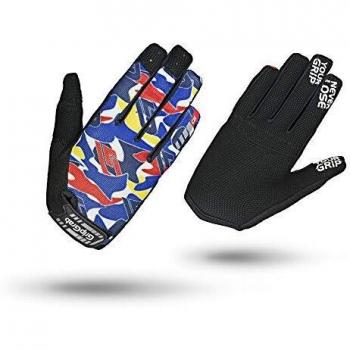 GripGrab Rebel Youngster - Guantes largos Niños - negro/Multicolor Talla M 2018