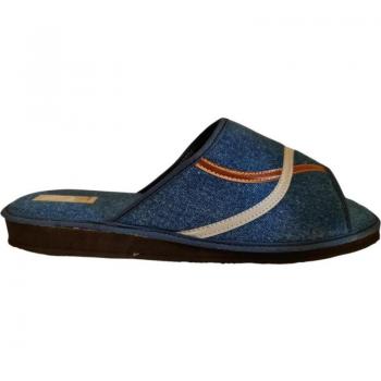 Zapatilla de casa Amoros Rayas - Cómoda y Suave - Fabricada en España - Calzado de casa de Hombre Otras Marcas Rayas Marino