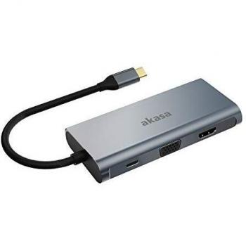 Akasa USB Typ C Dock - silber