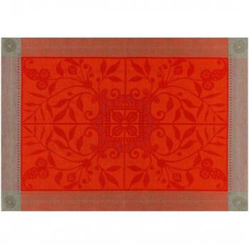 Le Jacquard Français Venezia Cornaline 20086 - Juego de 4 manteles individuales